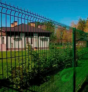 Забор из еврорешетки