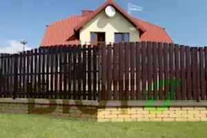 Забор из металлического штакетника в Алматы